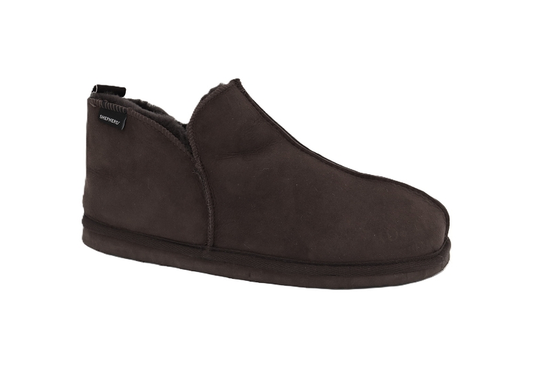 Shepherd chaussons pantoufles anton marron6513504_2