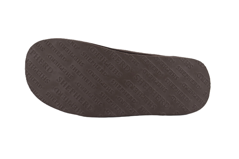 Shepherd chaussons pantoufles hugo marron6513602_5