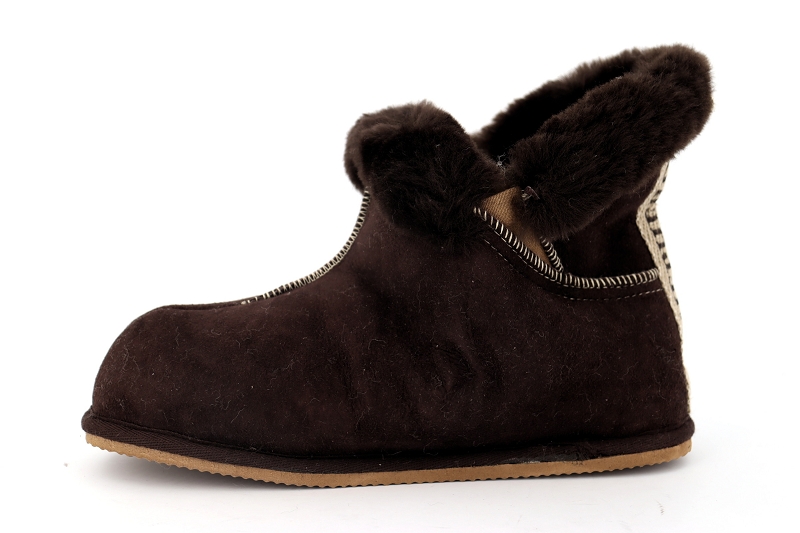 Shepherd chaussons pantoufles oskar marron6513701_3