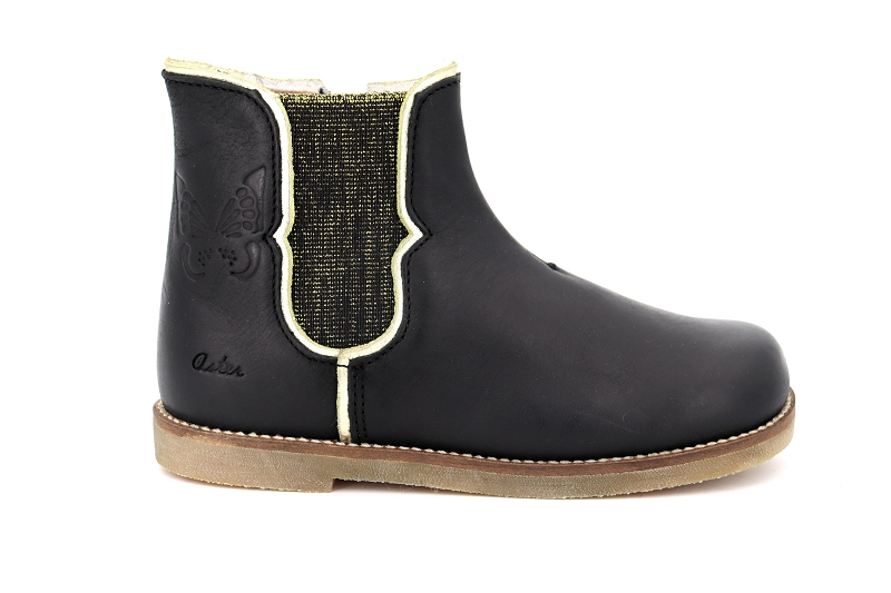 Aster boots et bottines sarmille noir