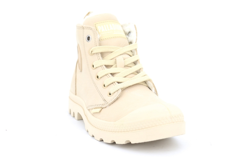 Palladium chaussures montantes pampi hi zip beige6518402_2