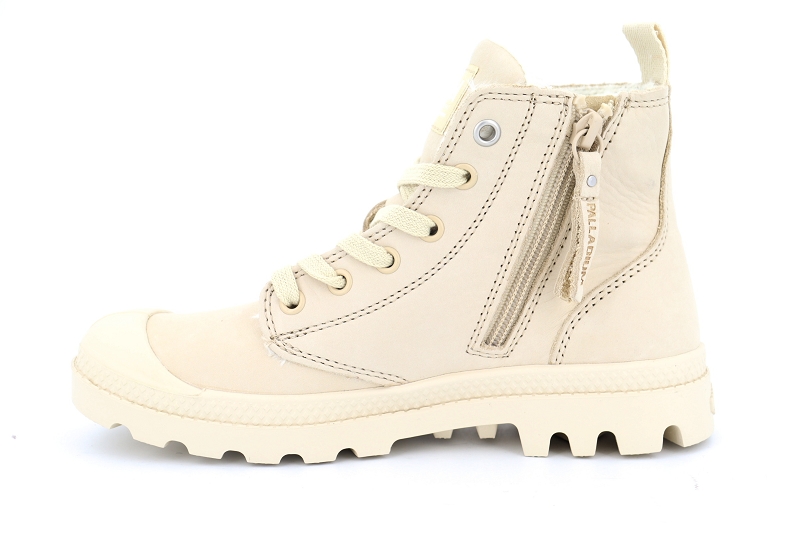 Palladium chaussures montantes pampi hi zip beige6518402_3