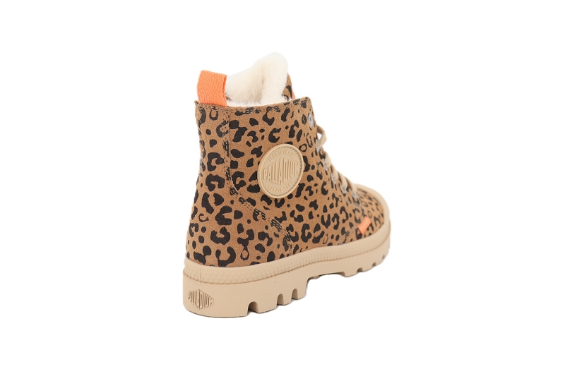 Palladium boots et bottines pampi hi zip wl marron6518405_4