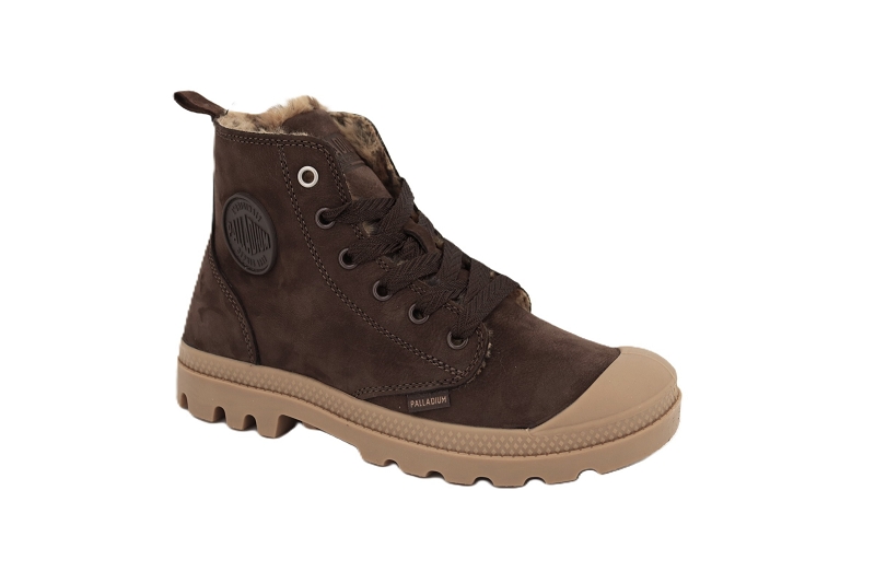 Palladium baskets montantes pampi hi zip wl marron6518406_2