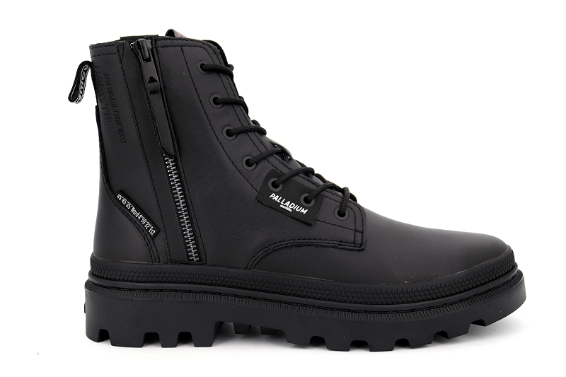 Palladium boots et bottines pallatrooper zip noir