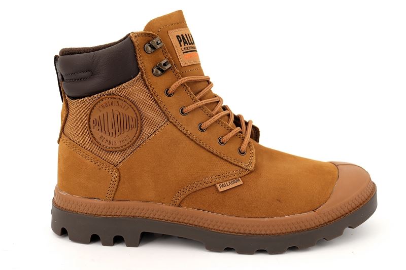 Palladium boots pampa shield wp marron