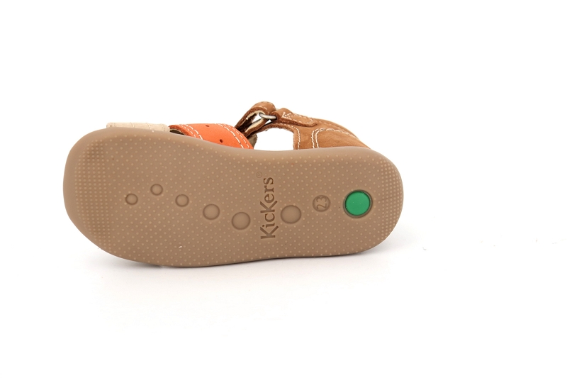 Kickers enf sandales nu pieds bigbazar 2 marron6521003_5