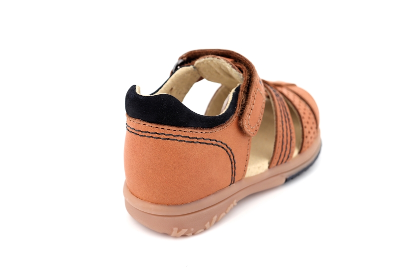 Kickers enf sandales nu pieds platiback marron6521101_4