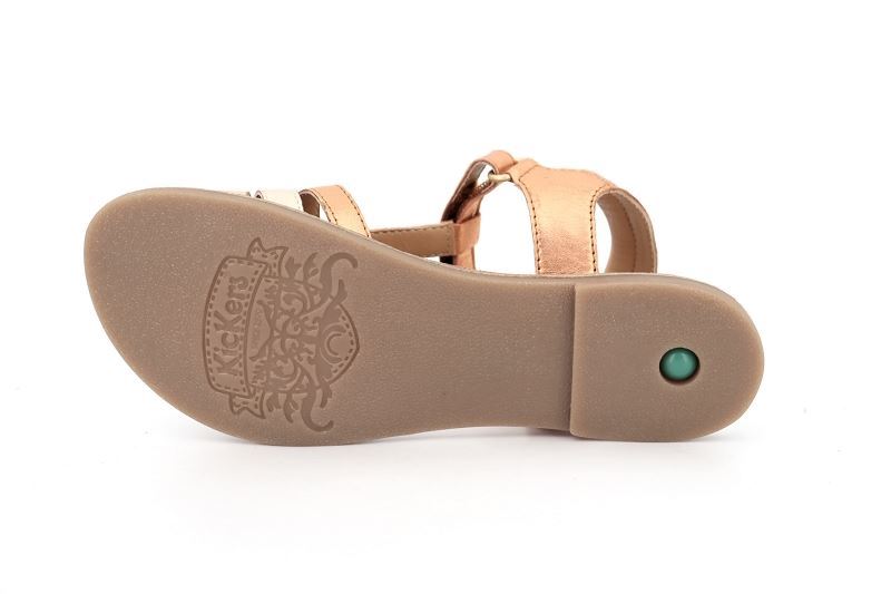 Kickers enf sandales nu pieds diamanto orange6522803_5