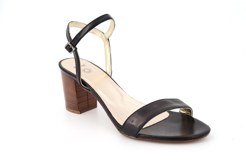 Nimal sandales nu pieds mirza noir6525002_2