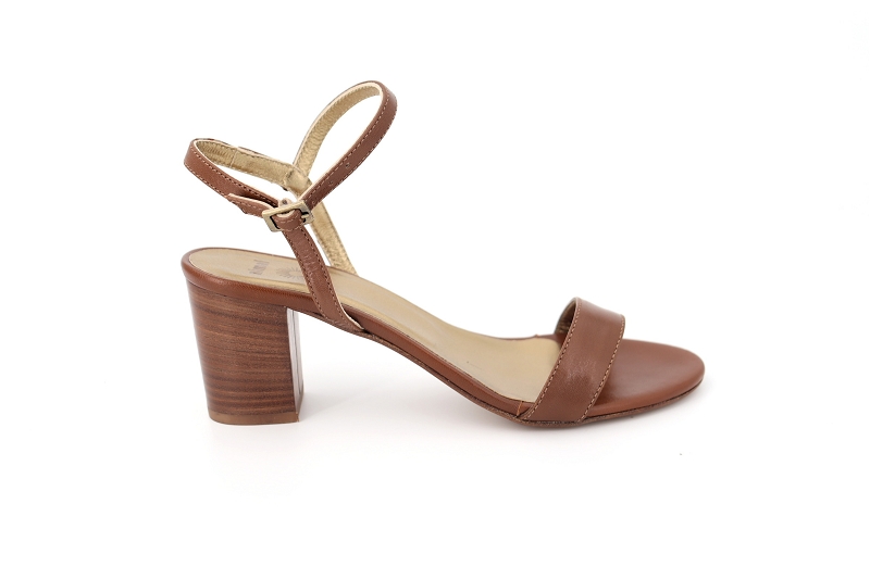 Nimal sandales nu pieds mirza marron