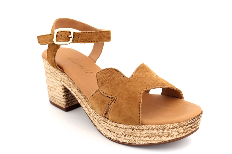 Aliwell sandales nu pieds tangram marron6525103_2