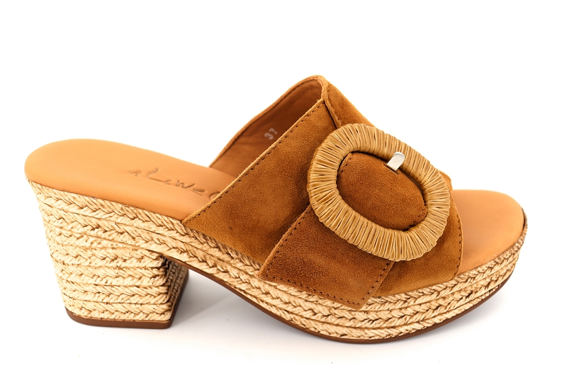 Aliwell mules noemie marron