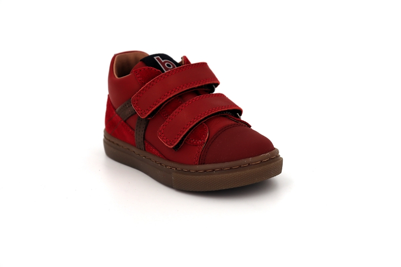 Babybotte chaussures a scratch andre velcro rouge6532402_2