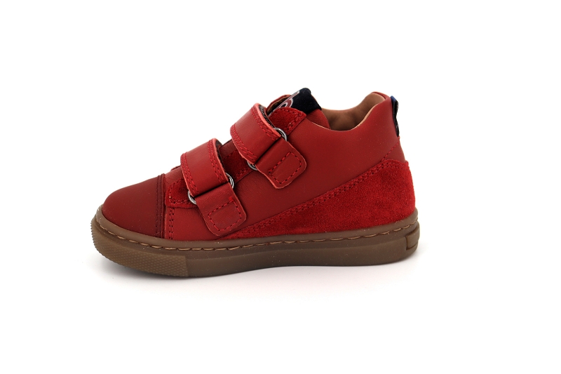 Babybotte chaussures a scratch andre velcro rouge6532402_3