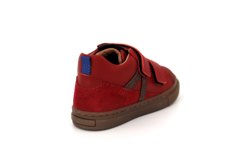 Babybotte chaussures a scratch andre velcro rouge6532402_4