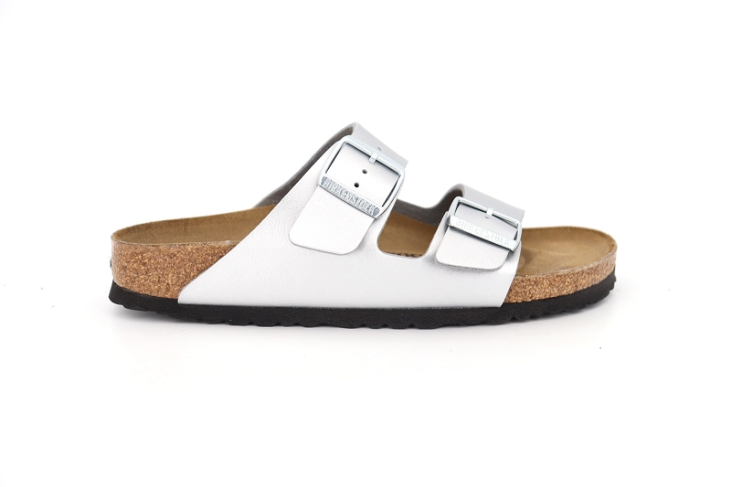 Birkenstock mules et sabots arizona bf argent