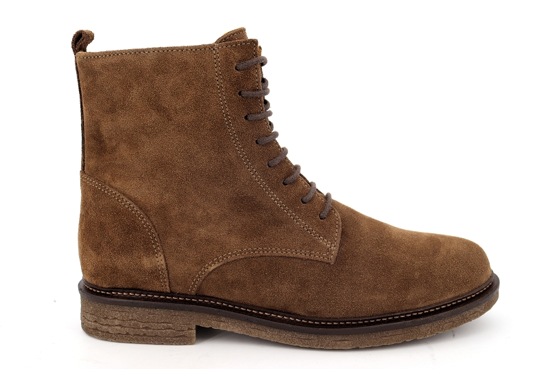 Aliwell bottines zag marron