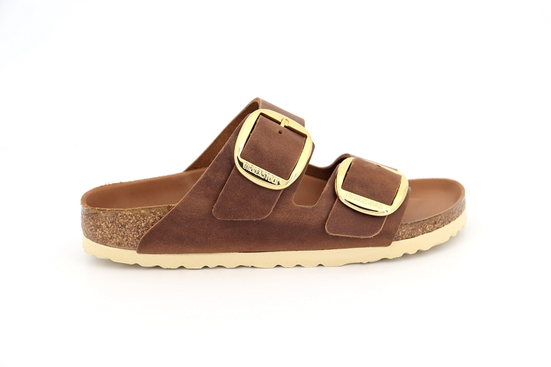 Birkenstock mules et sabots arizona bb fl cuir gras marron