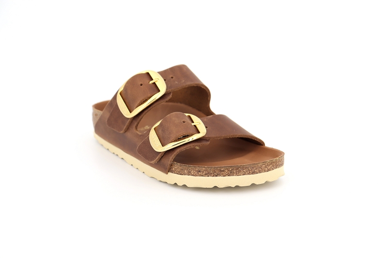 Birkenstock mules et sabots arizona bb fl cuir gras marron6551202_2