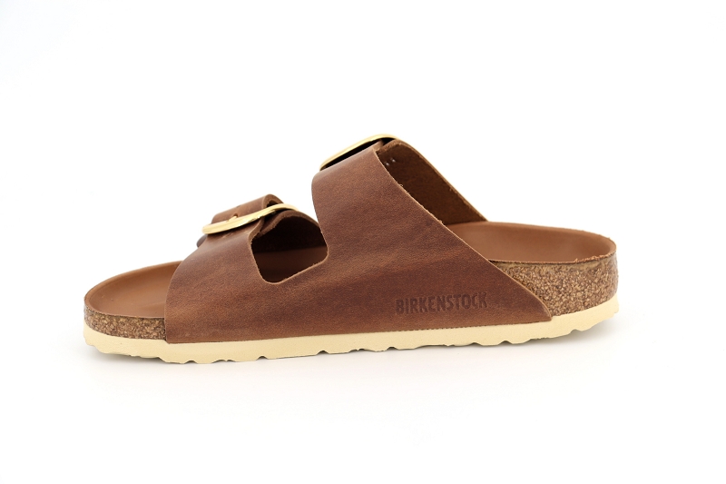 Birkenstock mules et sabots arizona bb fl cuir gras marron6551202_3