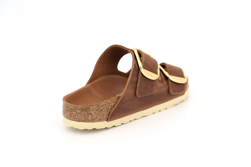 Birkenstock mules et sabots arizona bb fl cuir gras marron6551202_4