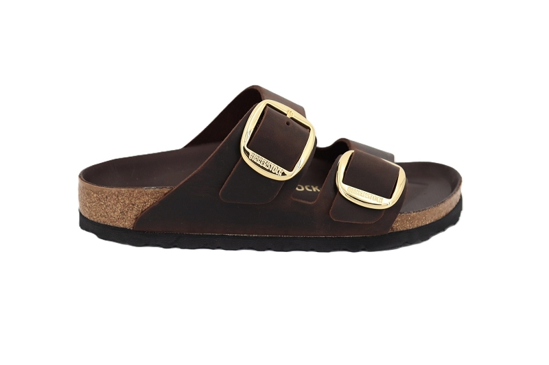 Birkenstock mules et sabots arizona bb fl cuir gras marron