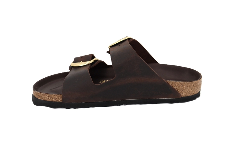 Birkenstock mules et sabots arizona bb fl cuir gras marron6551204_3