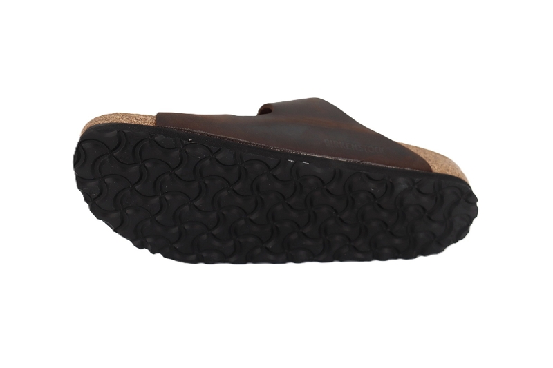 Birkenstock mules et sabots arizona bb fl cuir gras marron6551204_5