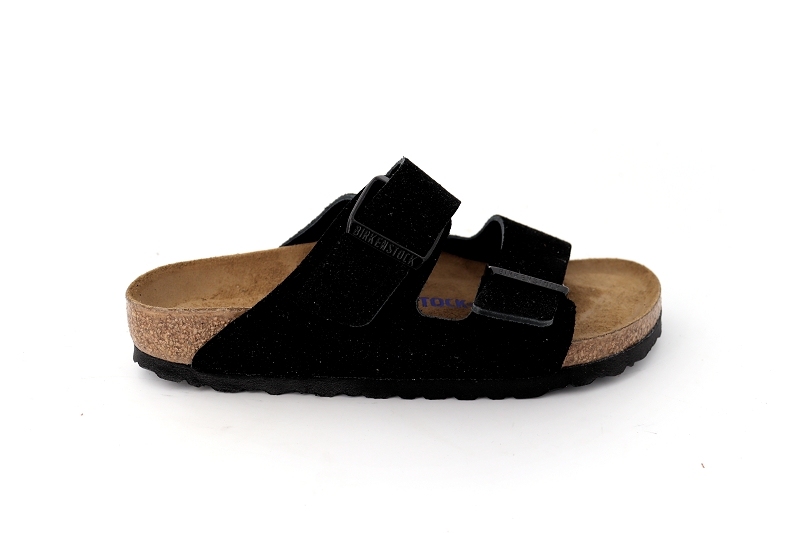 Birkenstock mules et sabots arizona sfb suede noir