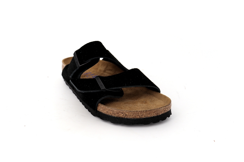 Birkenstock mules et sabots arizona sfb suede noir6551501_2