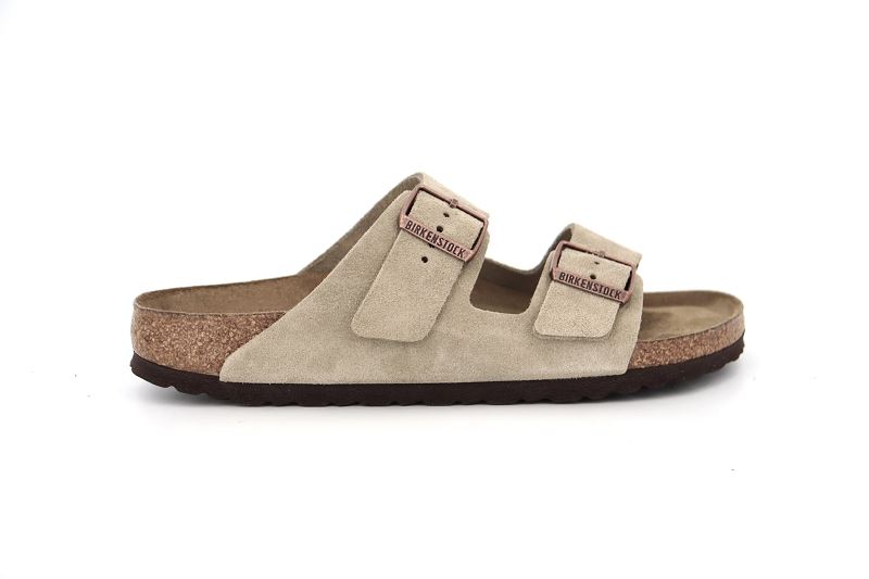 Birkenstock mules et sabots arizona sfb suede beige