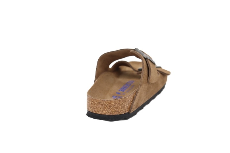 Birkenstock mules et sabots arizona sfb suede marron6551504_4