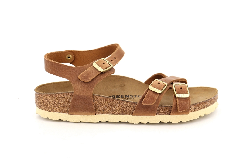 Birkenstock sandales nu pieds kumba fl marron