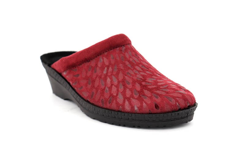Rohde chaussons pantoufles samo rouge6554501_2
