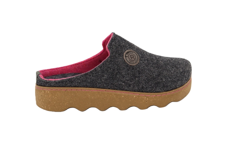 Rohde chaussons pantoufles biga gris