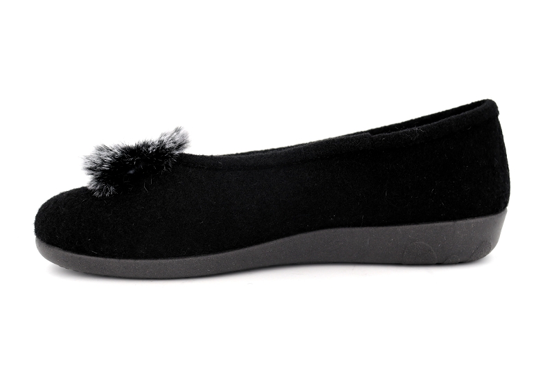 Rohde chaussons pantoufles balle noir6555001_3