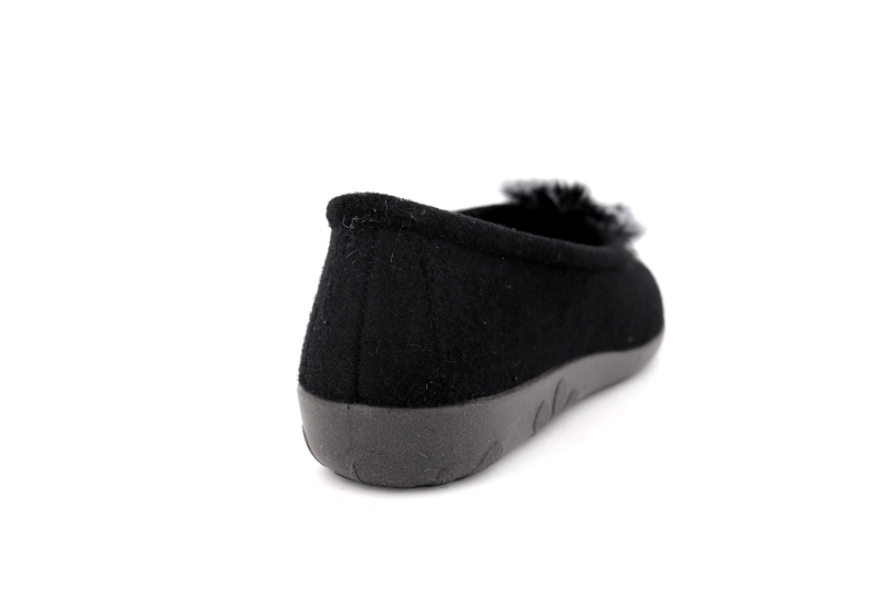 Rohde chaussons pantoufles balle noir6555001_4