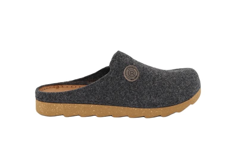 Rohde chaussons pantoufles grenade gris