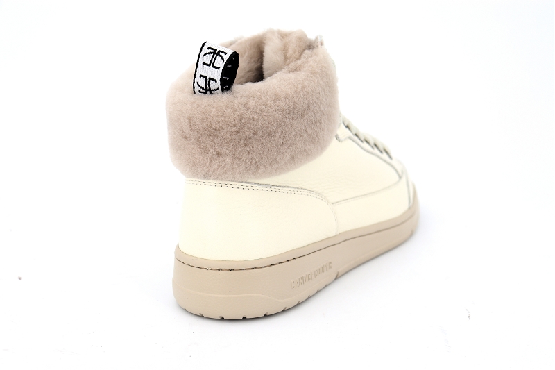 Candice cooper baskets vela mid fur blanc6556001_4