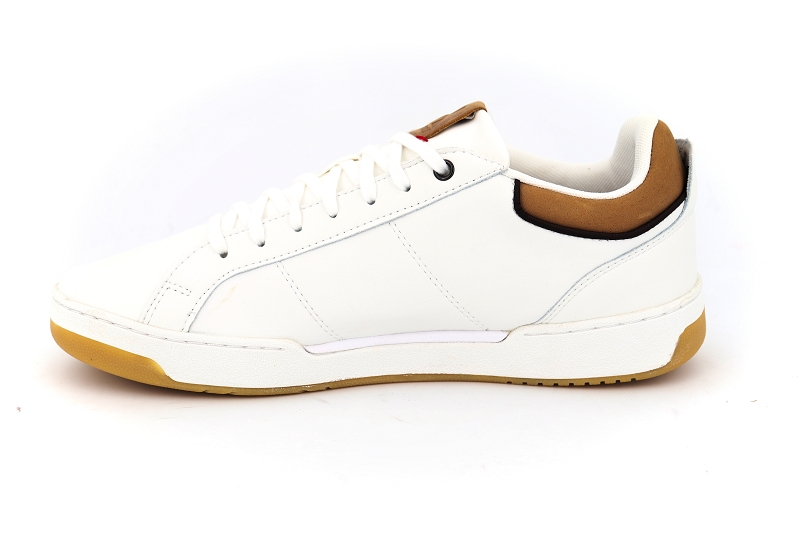 Le coq sportif baskets stadium leather mix blanc6561601_3