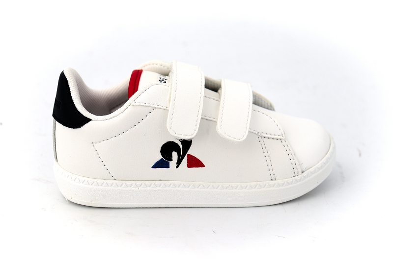 Le coq sportif enf baskets courtset inf blanc