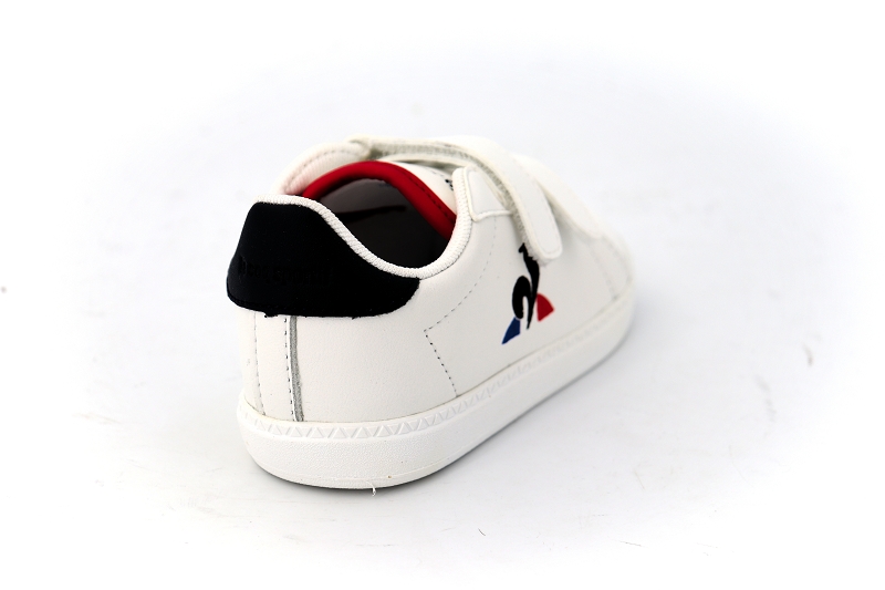 Le coq sportif enf baskets courtset inf blanc6561901_4