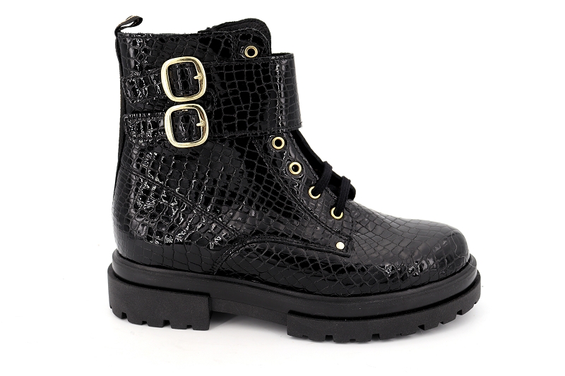 Bopy boots et bottines metallic noir