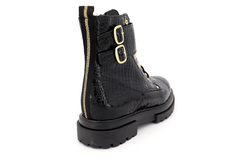 Bopy boots et bottines metallic noir6563601_4