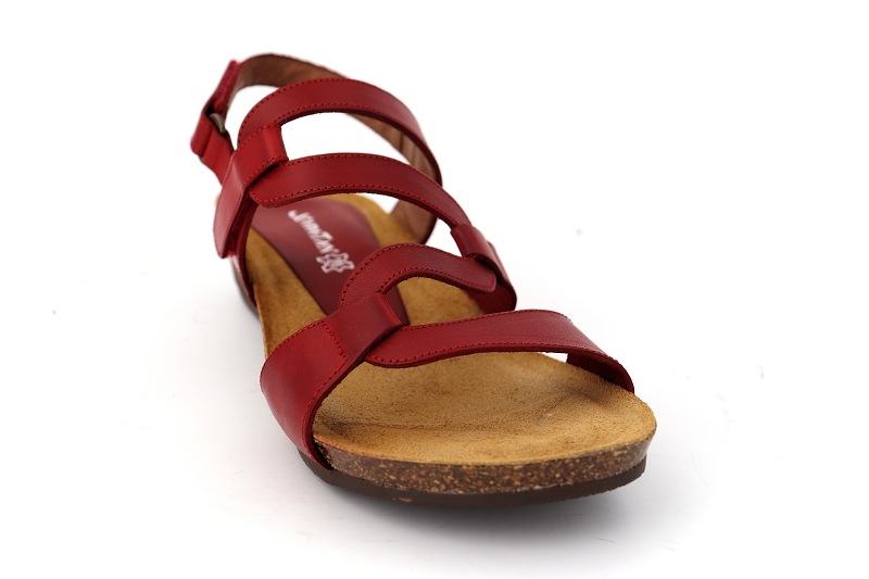 Xapatan sandales nu pieds paula rouge6579801_2