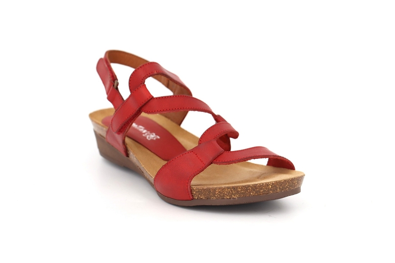 Xapatan sandales nu pieds paula rouge6579801_2