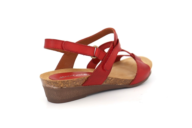 Xapatan sandales nu pieds paula rouge6579801_4