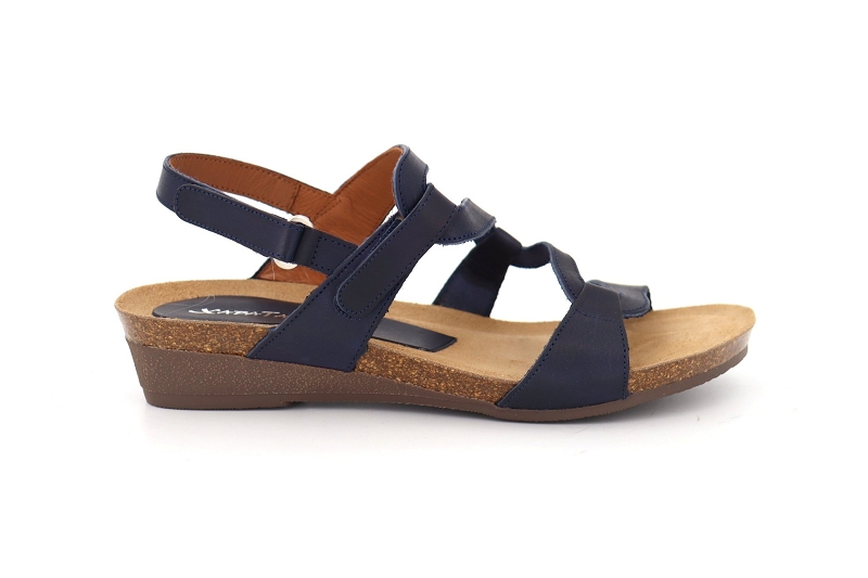 Xapatan sandales nu pieds paula bleu