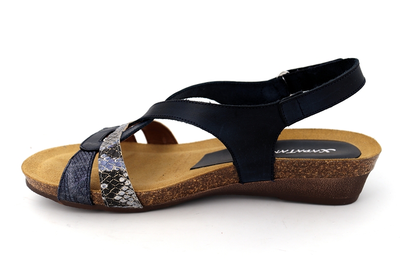 Xapatan sandales nu pieds debo bleu6580001_3